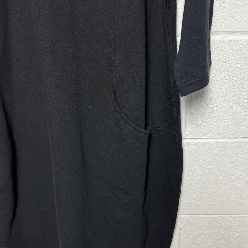 Chic Black Long Sleeve Dress - Picture 2 of 8